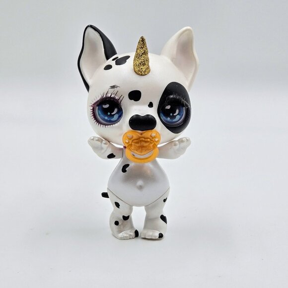 Poopsie Surprise Sparkly Critters Unicorn Dots Dalmatian Dog Figure Toy Read - Picture 2 of 11